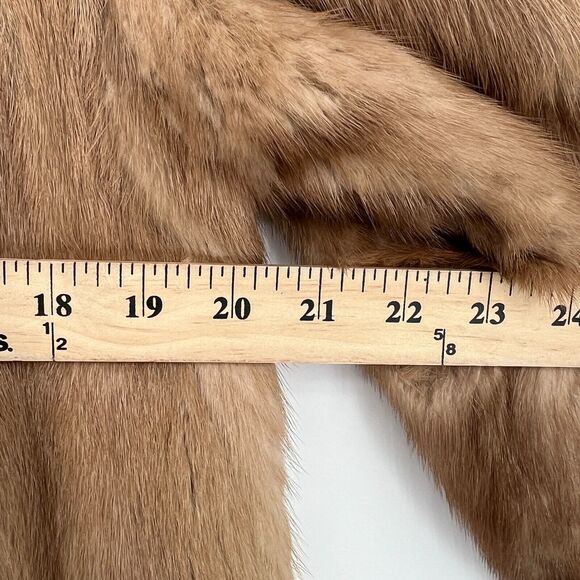 VTG The American Mink Coat EMBA Women M Fur Jacket Elegant Luxury Stroller Swing - Picture 9 of 14